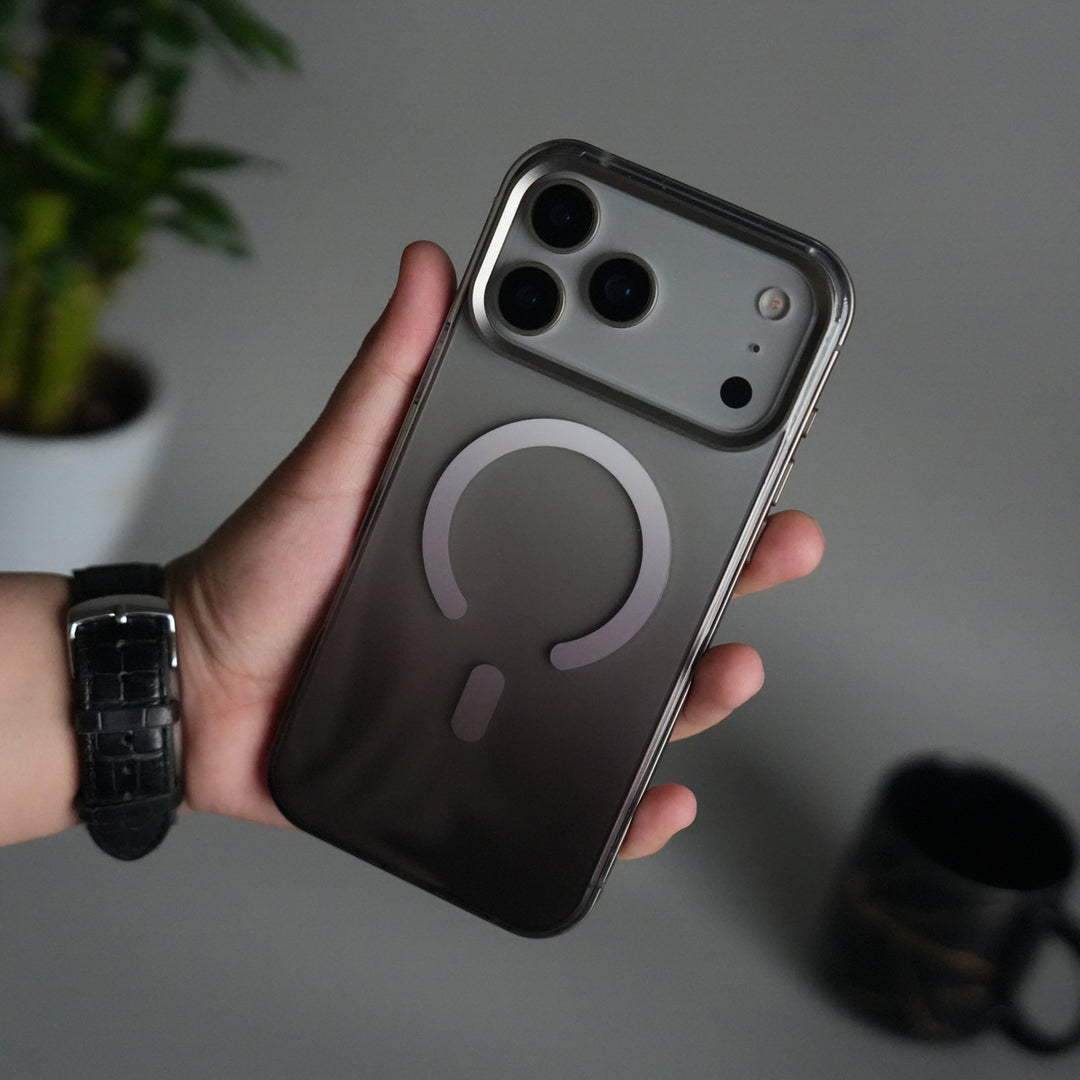 iPhone 17 Pro Max Dual Shade Magnetic Case | Aluminum Frame with MagSafe Ring & Metal Camera Guard
