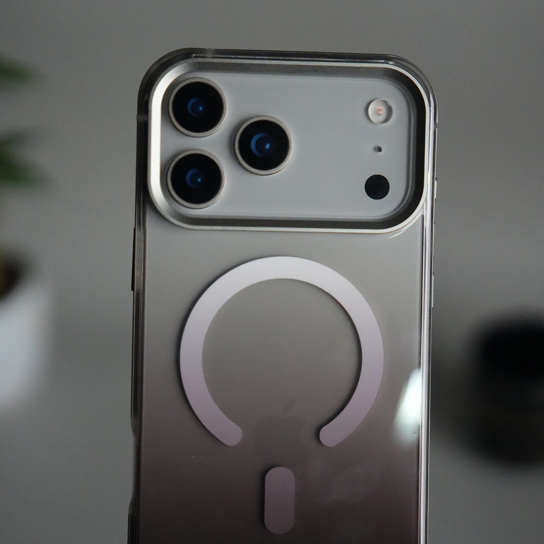iPhone 17 Pro Max Dual Shade Magnetic Case | Aluminum Frame with MagSafe Ring & Metal Camera Guard