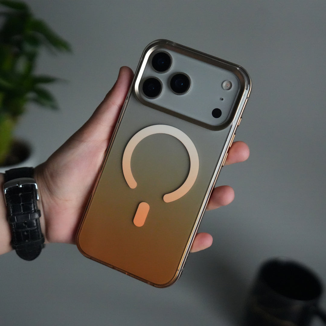 iPhone 17 Pro Max Dual Shade Magnetic Case | Aluminum Frame with MagSafe Ring & Metal Camera Guard