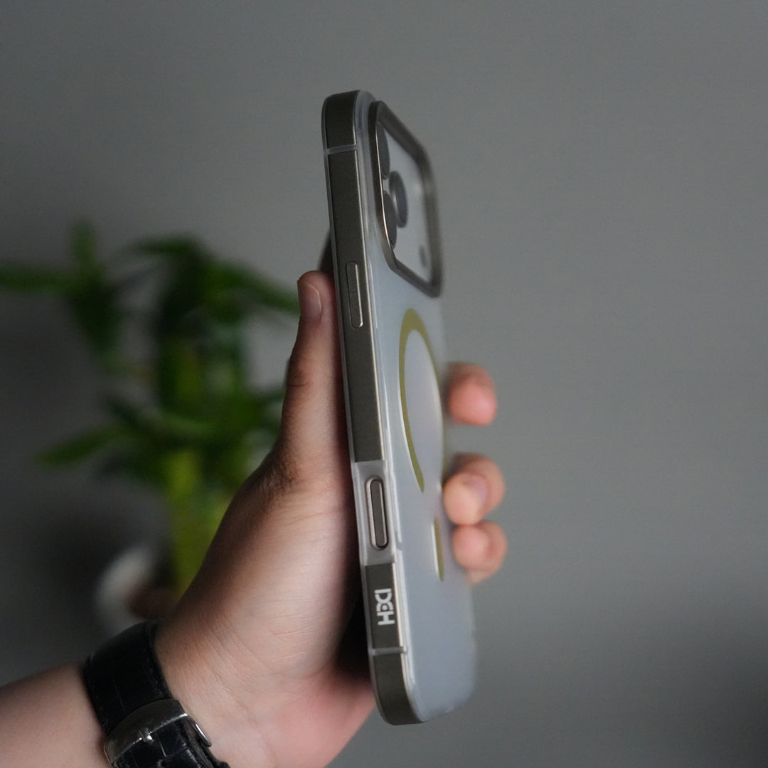 iPhone 17 Pro Max Frosted Magnetic Case | Aluminum Frame with MagSafe Ring & Metal Camera Guard