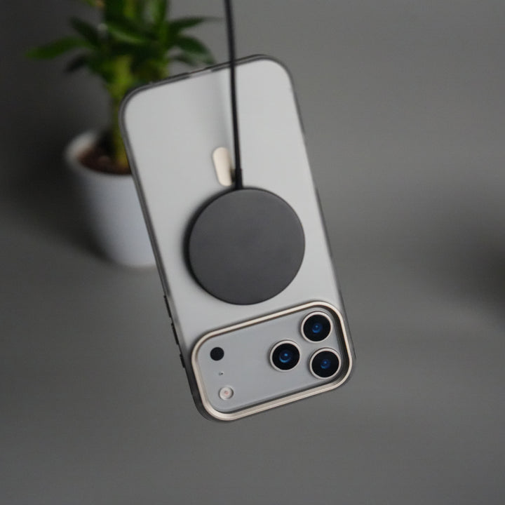 iPhone 17 Pro Max Frosted Magnetic Case | Aluminum Frame with MagSafe Ring & Metal Camera Guard