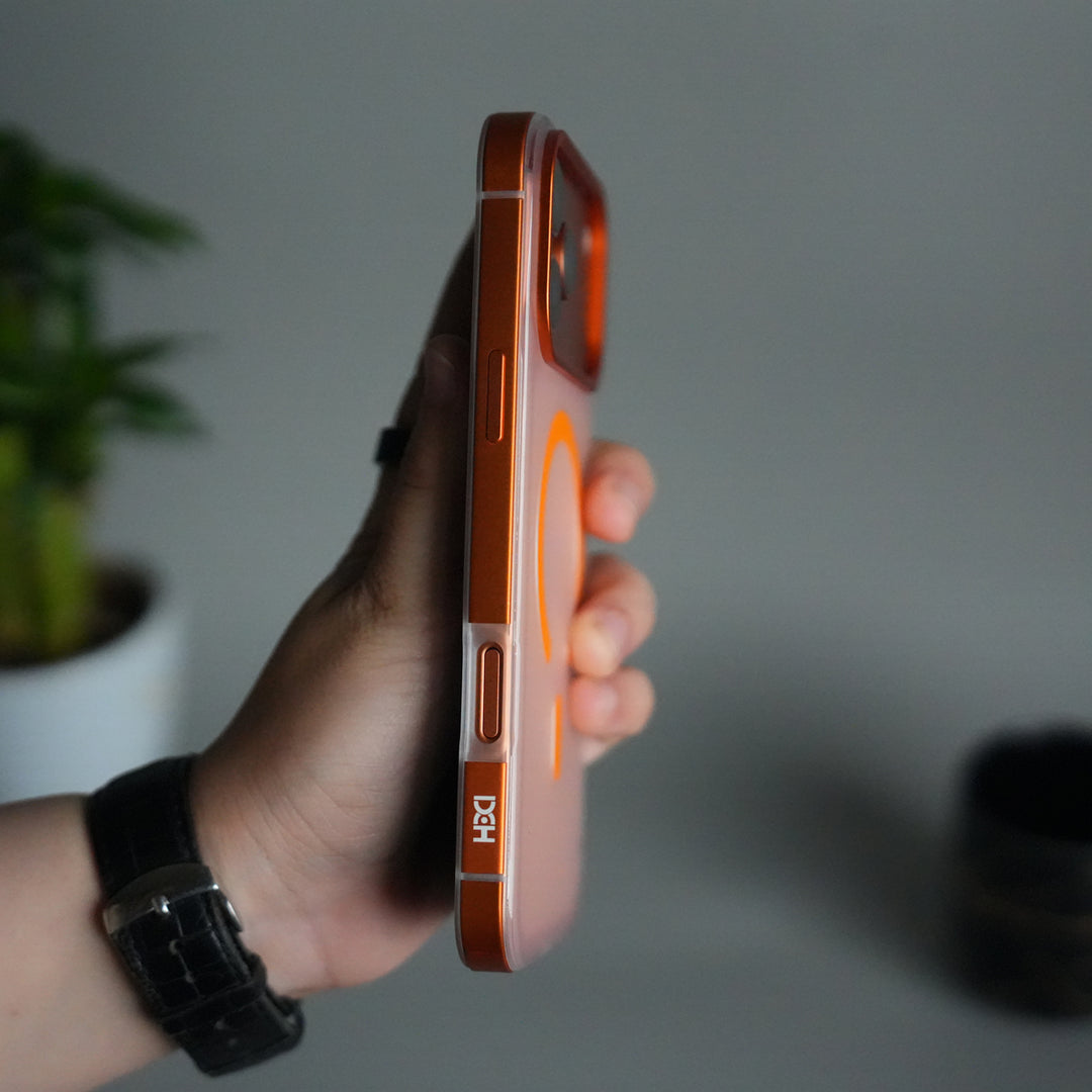 iPhone 17 Pro Max Frosted Magnetic Case | Aluminum Frame with MagSafe Ring & Metal Camera Guard