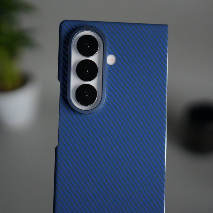 Galaxy Z Fold 7 Carbon Fiber Texture Back Case with Front Membrane | Ultra-Thin Protective Cover