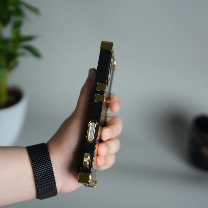 iPhone 17 Series Luxury Branded Trunk Case Cover With Chain