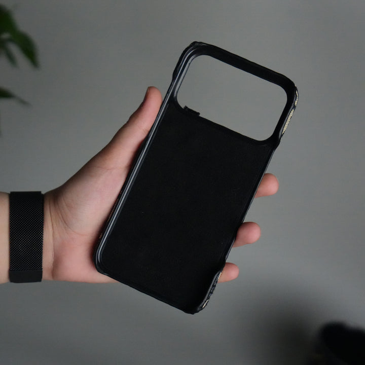 iPhone 17 Series Luxury Brand CD Belt Pattern Case Cover (Blue)