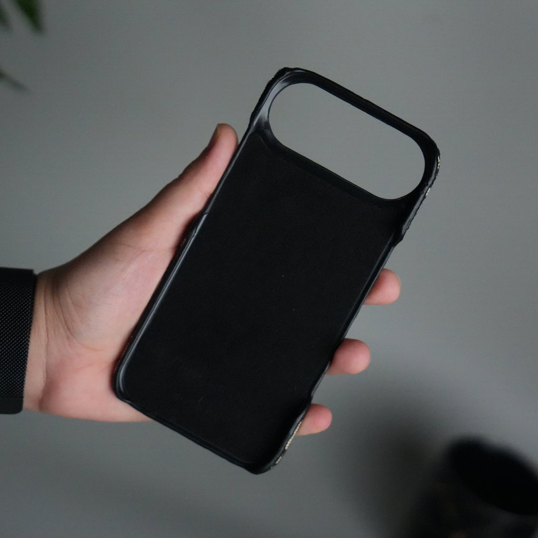 iPhone 17 Series Luxury Brand CD Belt Pattern Case Cover (Blue)