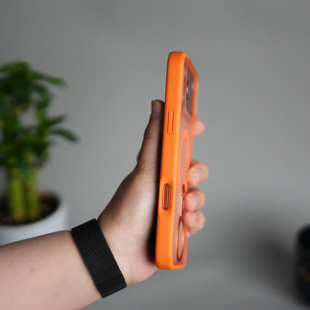 iPhone 17 Pro Max Magnetic Ring Stand Case | Frosted Shockproof Back Cover with Metal Kickstand & MagSafe Support