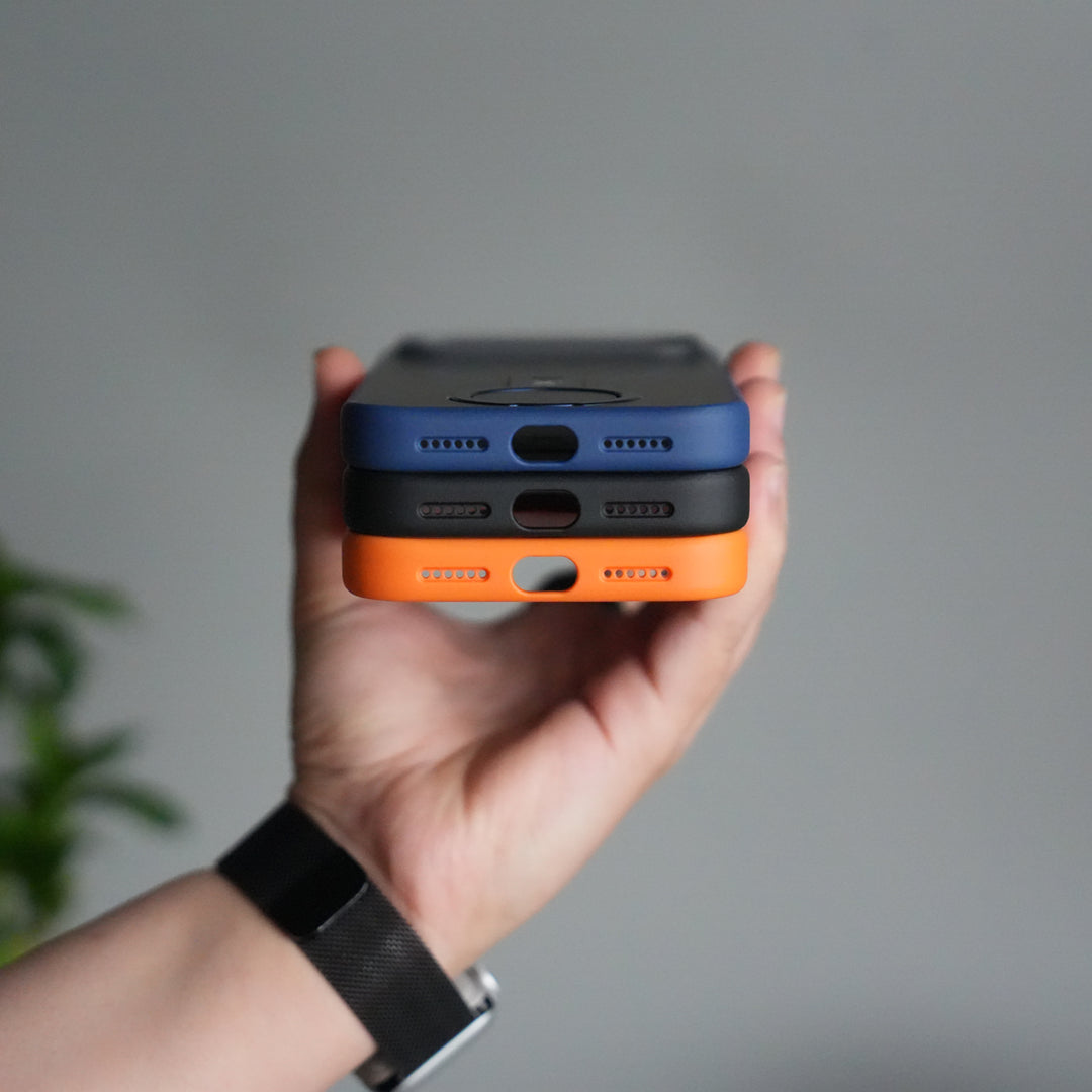 iPhone 17 Pro Max Magnetic Ring Stand Case | Frosted Shockproof Back Cover with Metal Kickstand & MagSafe Support