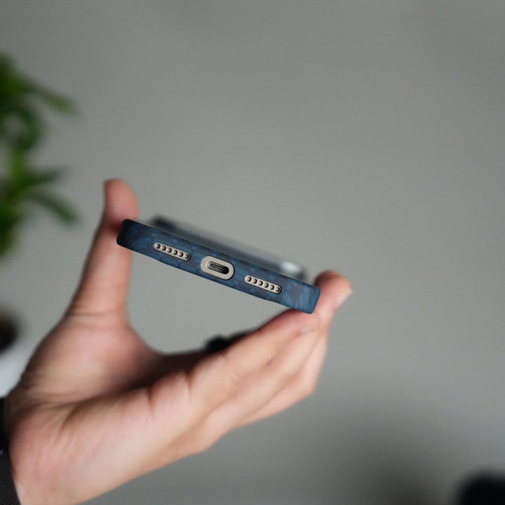 iPhone 17 Series Houndstooth Pattern Case | Slim Hard Back Cover | Matte Finish Protective Case with MagSafe