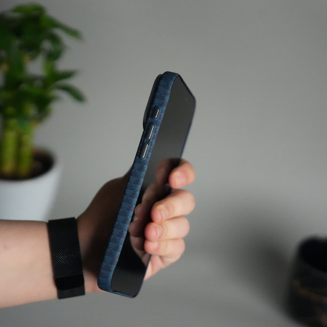 iPhone 17 Series Houndstooth Pattern Case | Slim Hard Back Cover | Matte Finish Protective Case with MagSafe