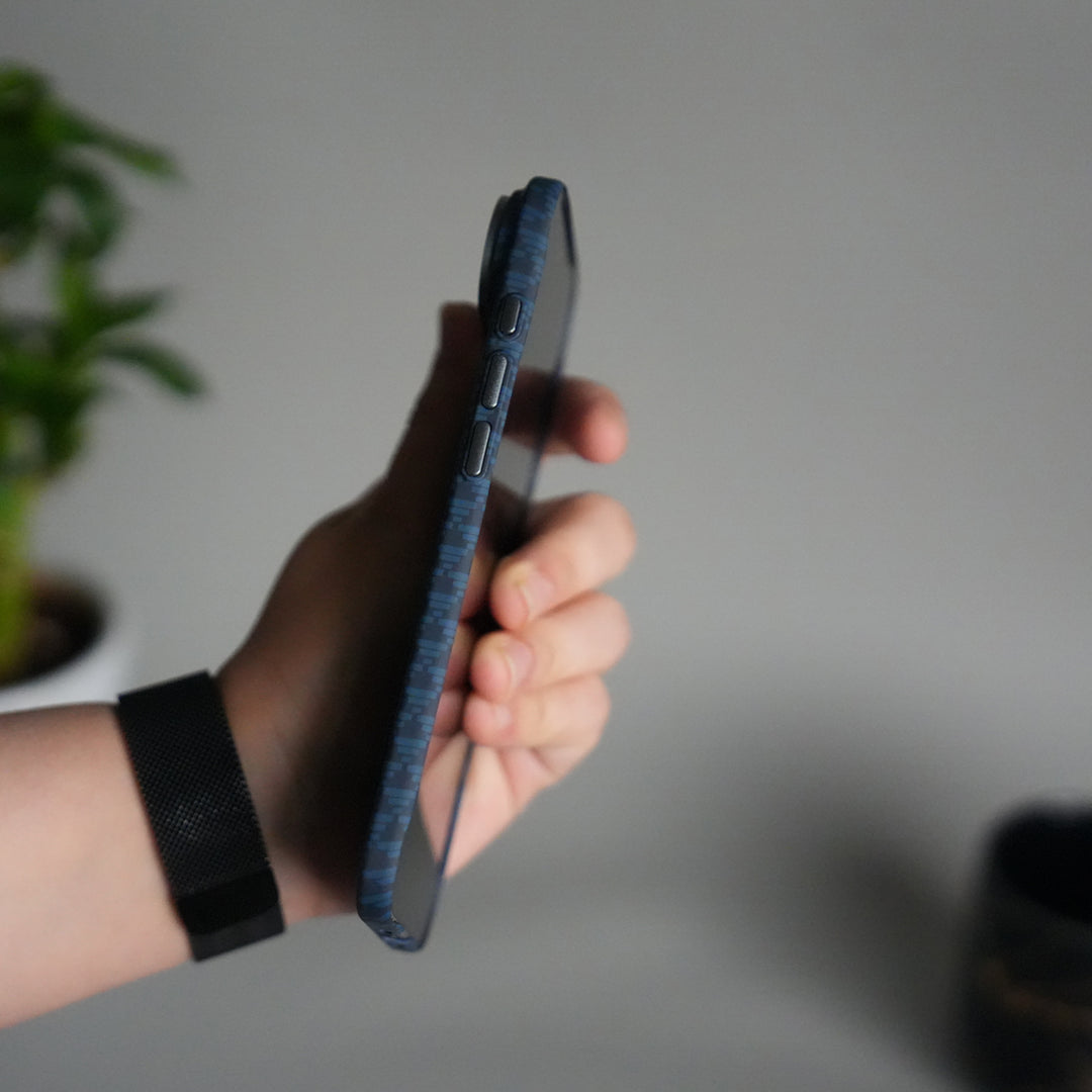 iPhone 17 Series Houndstooth Pattern Case | Slim Hard Back Cover | Matte Finish Protective Case with MagSafe