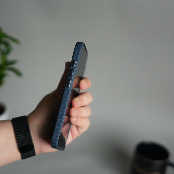 iPhone 17 Series Houndstooth Pattern Case | Slim Hard Back Cover | Matte Finish Protective Case with MagSafe