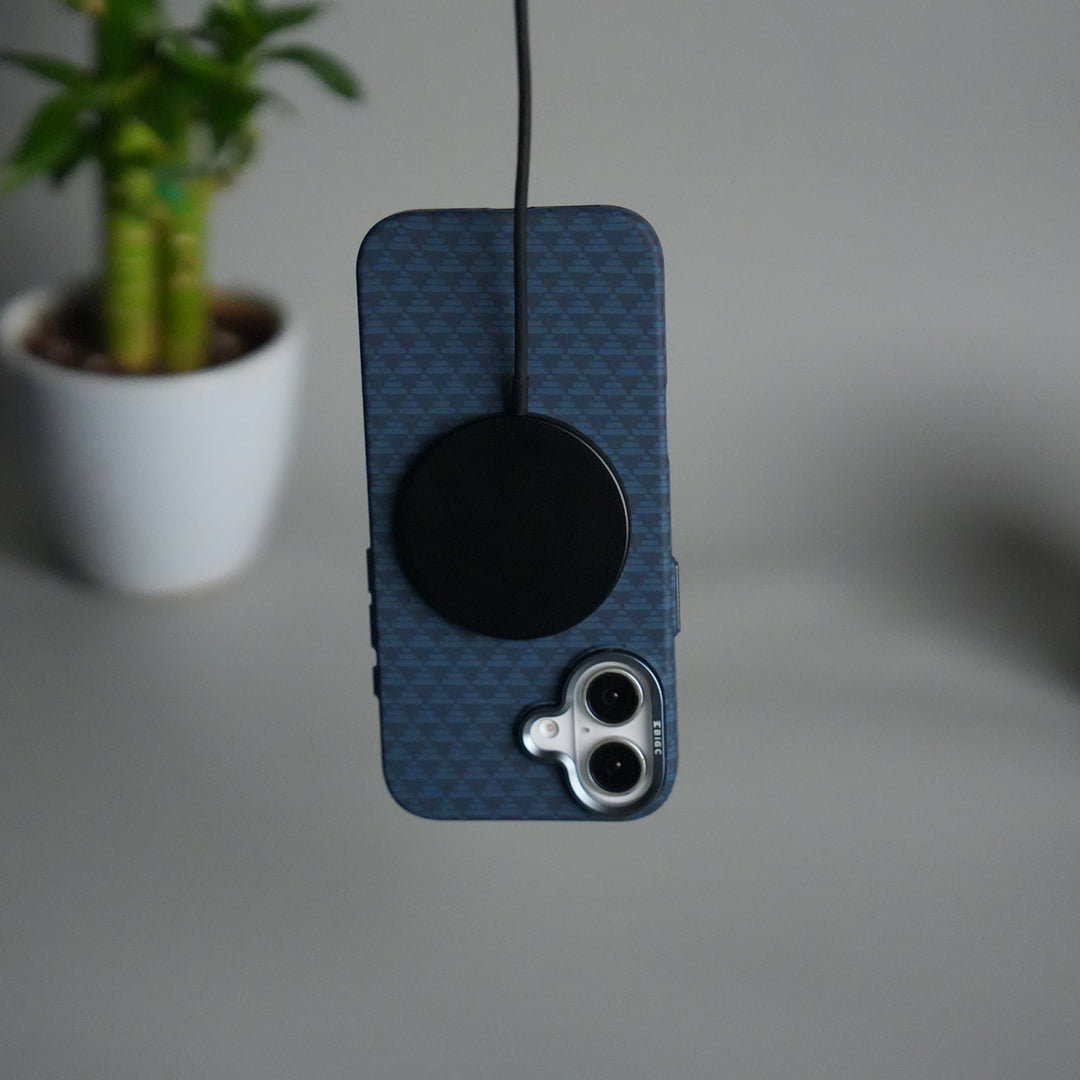 iPhone 17 Series Houndstooth Pattern Case | Slim Hard Back Cover | Matte Finish Protective Case with MagSafe