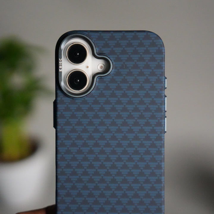 iPhone 17 Series Houndstooth Pattern Case | Slim Hard Back Cover | Matte Finish Protective Case with MagSafe