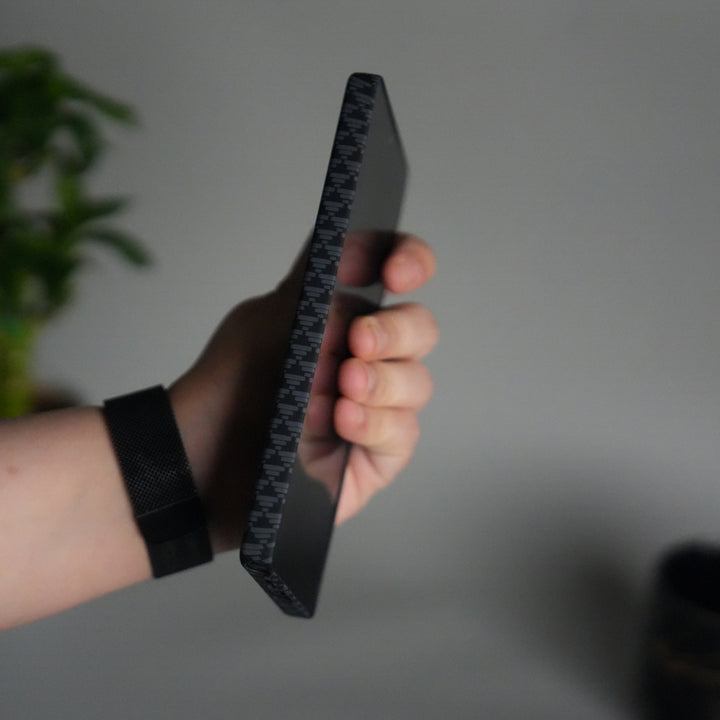 Galaxy S25 Ultra Houndstooth Pattern Case | Slim Hard Back Cover | Matte Finish Protective Case with MagSafe