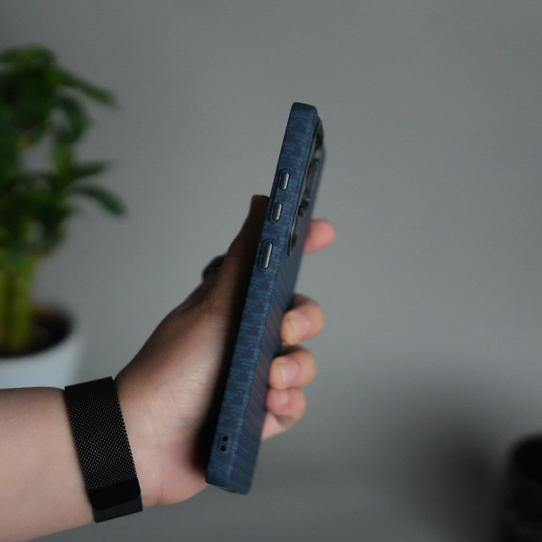 Galaxy S25 Ultra Houndstooth Pattern Case | Slim Hard Back Cover | Matte Finish Protective Case with MagSafe