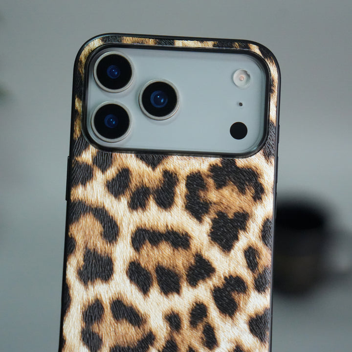 iPhone 17 Series Luxury DG Leopard Pattern Case Cover
