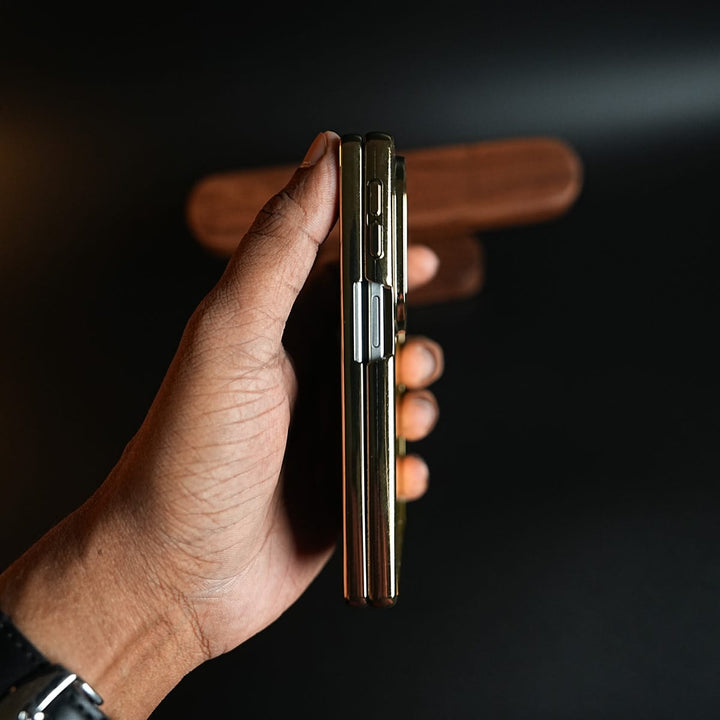 Premium Gold Mirror Case for Samsung Galaxy Z Fold 8 | Printed Design Cover