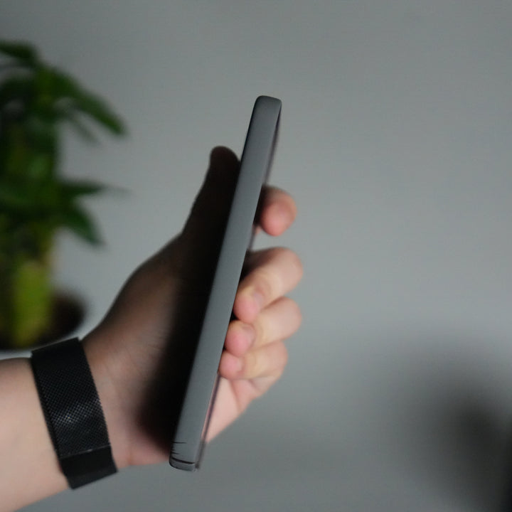 Galaxy S24 Carbon Fiber Texture Case | Gray Tiger Printed Hard PC Cover with MagSafe | Shockproof Slim Protection