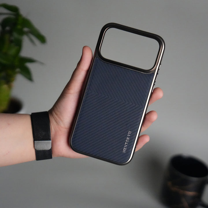 iPhone 17 Pro Premium Leather Texture MagSafe Back Cover | Slim Fit Luxury Protective Case