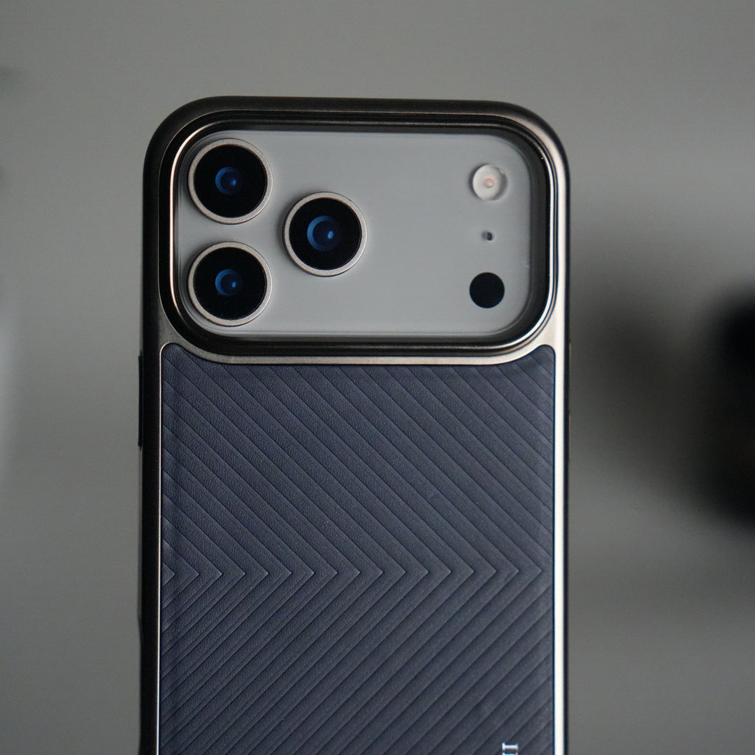 iPhone 17 Pro Premium Leather Texture MagSafe Back Cover | Slim Fit Luxury Protective Case