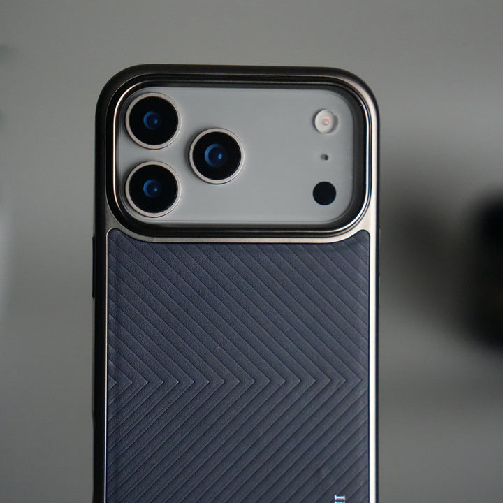 iPhone 17 Pro Premium Leather Texture MagSafe Back Cover | Slim Fit Luxury Protective Case