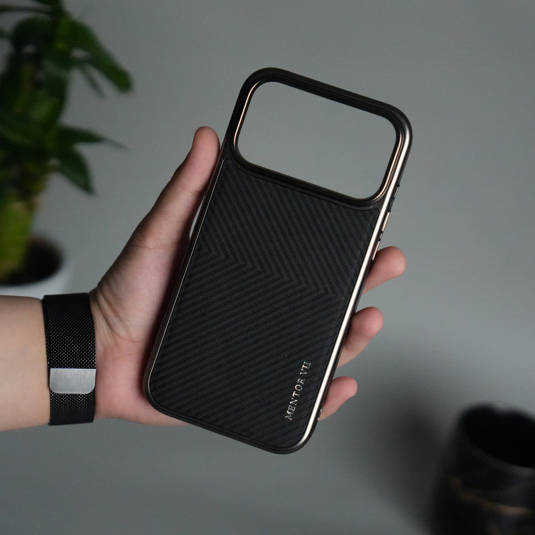 iPhone 17 Pro Premium Leather Texture MagSafe Back Cover | Slim Fit Luxury Protective Case