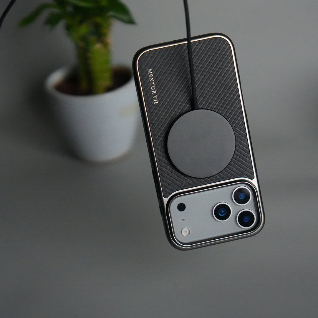 iPhone 17 Pro Premium Leather Texture MagSafe Back Cover | Slim Fit Luxury Protective Case