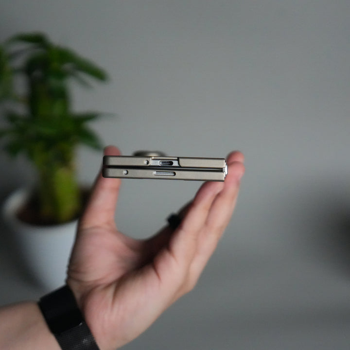 Galaxy Z Fold 7 Matte Hard Case with Front Glass Cover | Slim Shockproof Fold Care Edition