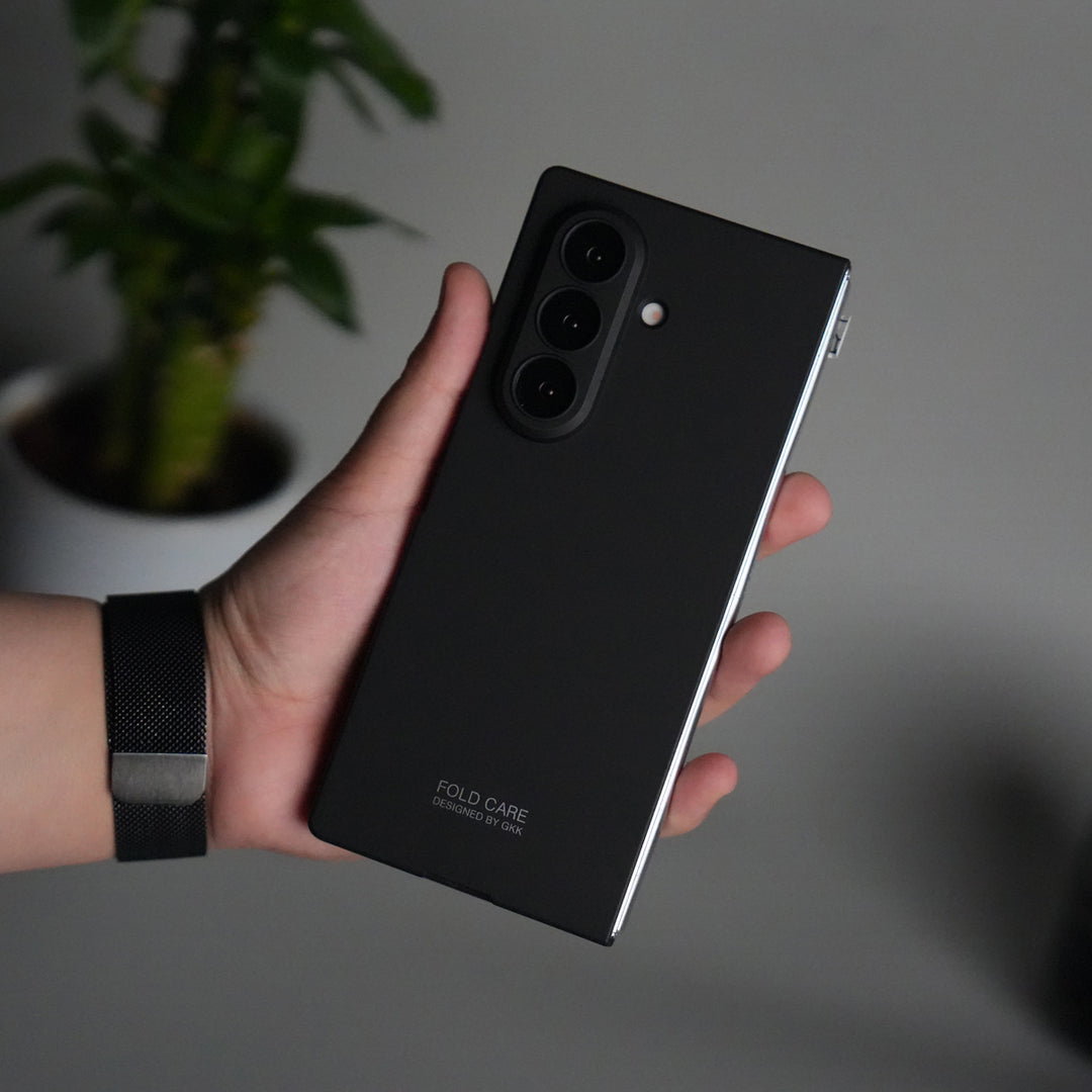 Galaxy Z Fold 7 Matte Hard Case with Front Glass Cover | Slim Shockproof Fold Care Edition