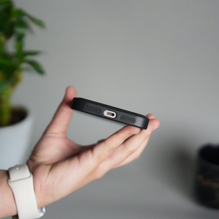 iPhone 17 Pro Premium PU Leather Kickstand Case | Luxury Shockproof Protective Back Cover