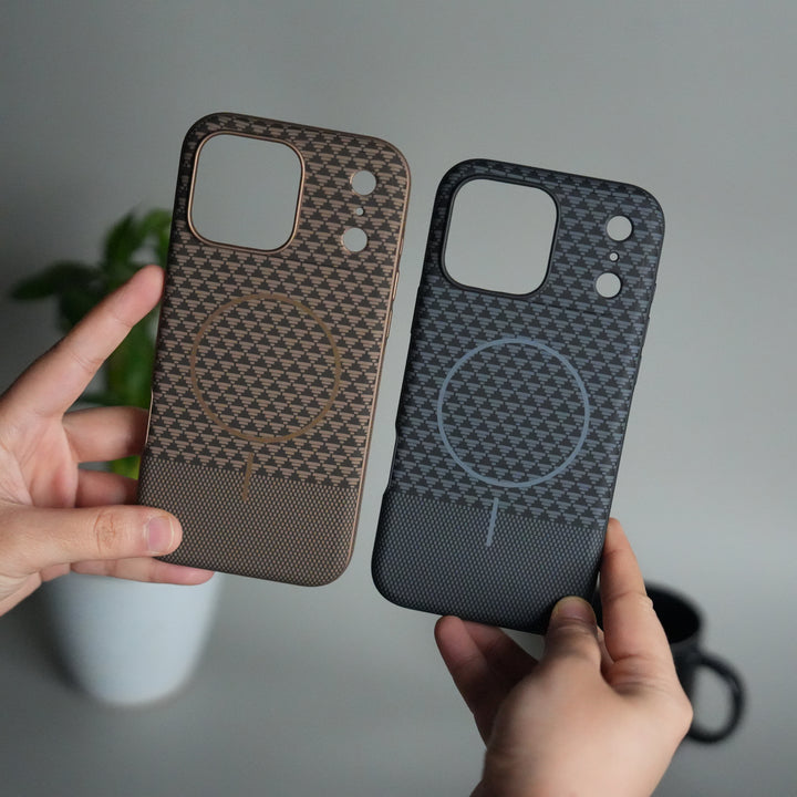 iPhone 17 Pro Woven Pattern MagSafe Case for  | Textured Grip | Shockproof Protection