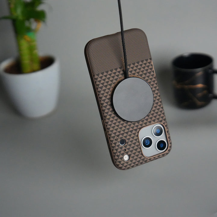 iPhone 17 Pro Woven Pattern MagSafe Case for  | Textured Grip | Shockproof Protection