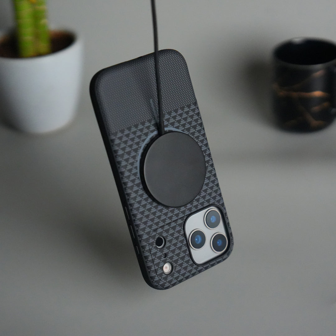 iPhone 17 Pro Woven Pattern MagSafe Case for  | Textured Grip | Shockproof Protection