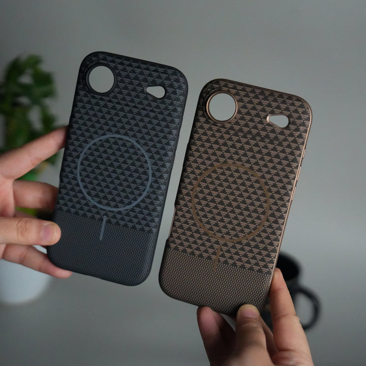 iPhone 17 Air Woven Pattern MagSafe Case for  | Textured Grip | Shockproof Protection