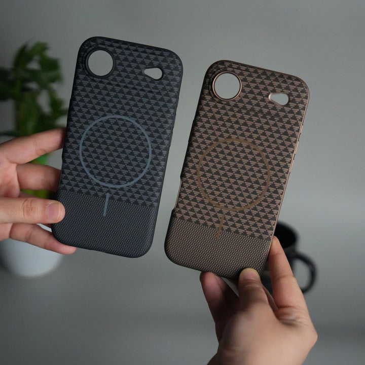 iPhone 17 Air Woven Pattern MagSafe Case for  | Textured Grip | Shockproof Protection