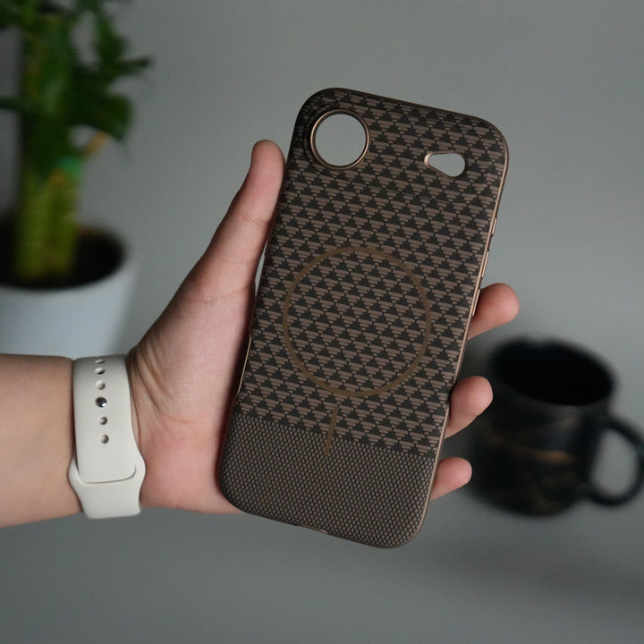 iPhone 17 Air Woven Pattern MagSafe Case for  | Textured Grip | Shockproof Protection