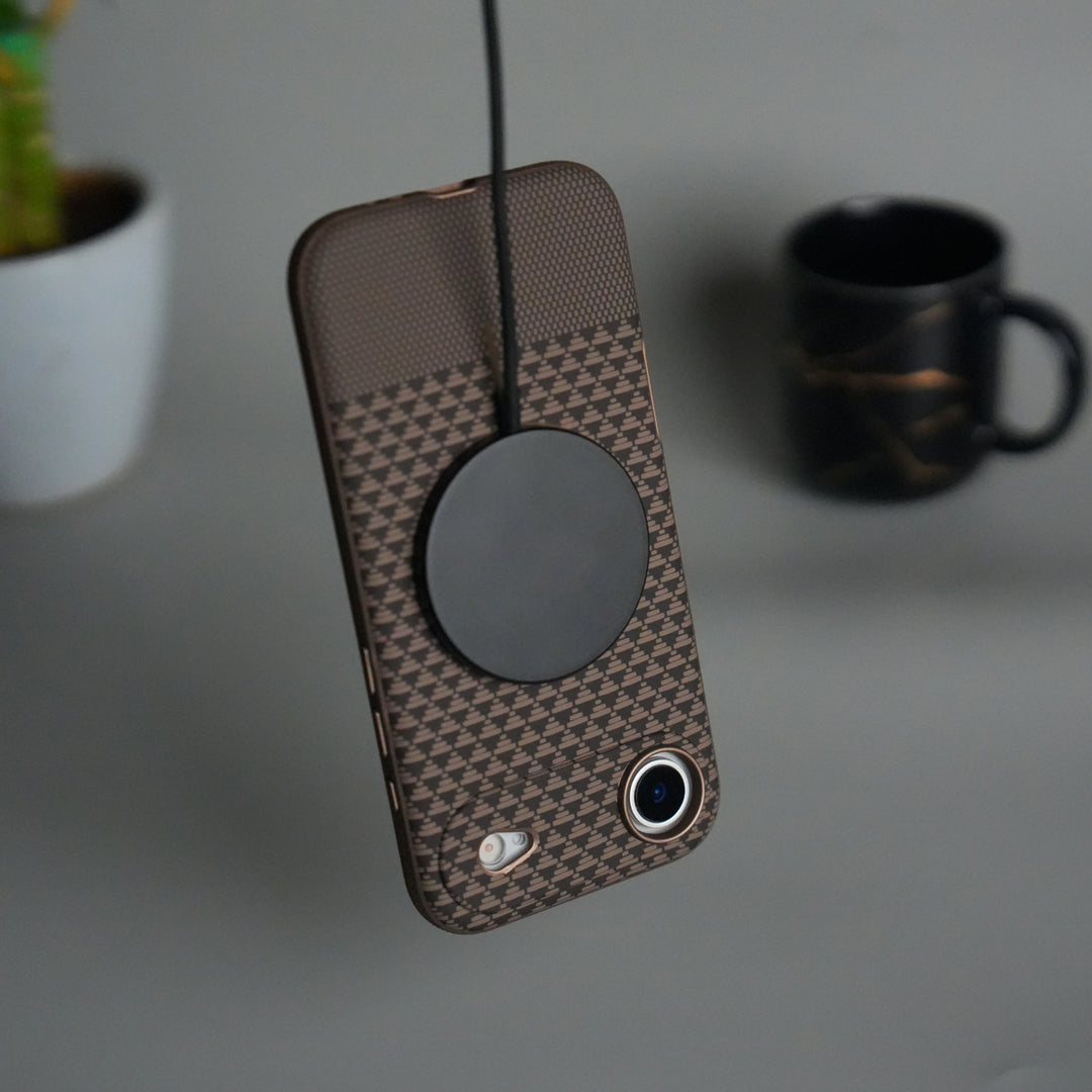 iPhone 17 Air Woven Pattern MagSafe Case for  | Textured Grip | Shockproof Protection