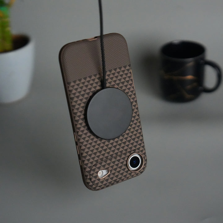 iPhone 17 Air Woven Pattern MagSafe Case for  | Textured Grip | Shockproof Protection