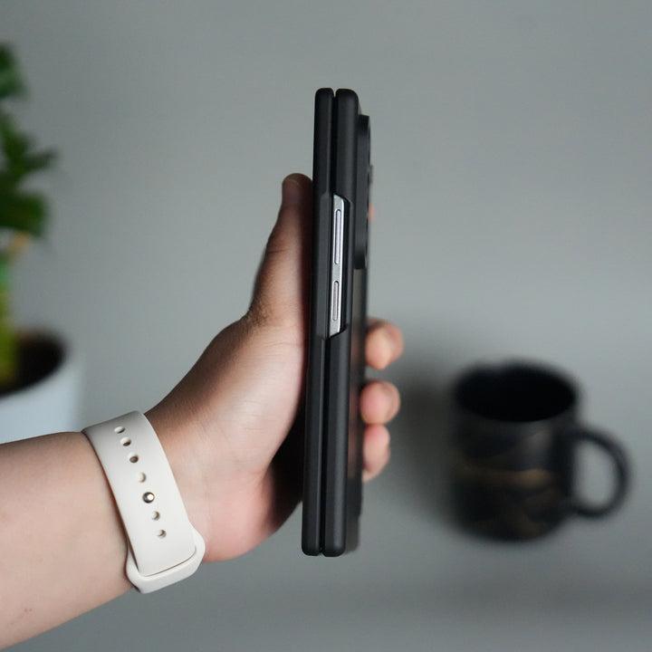 Galaxy Z Fold 7 ELVEV Hinge Protection Kickstand+Screen Protector Stylus Pen Folding Case Cover