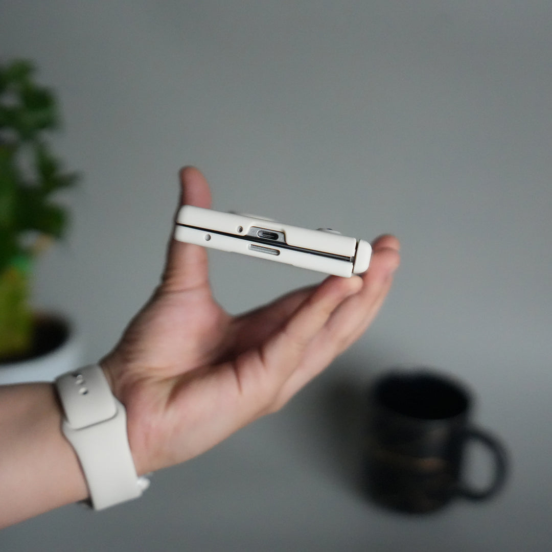 Galaxy Z Fold 7 ELVEV Hinge Protection Kickstand+Screen Protector Stylus Pen Folding Case Cover