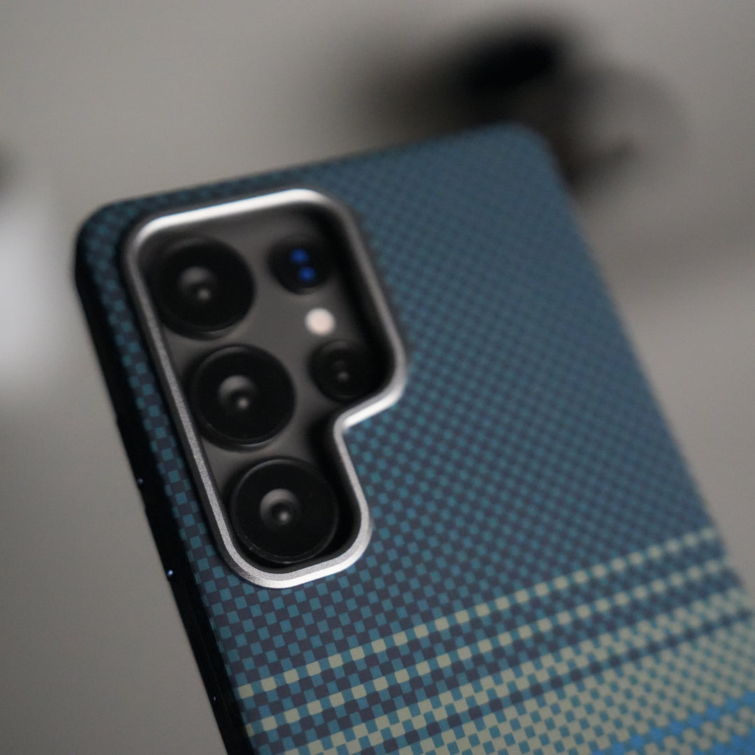 Galaxy S25 Ultra Detachable Back Panel MagSafe Case | 2-in-1 Hybrid Cover with Replaceable Design | GreenBlue