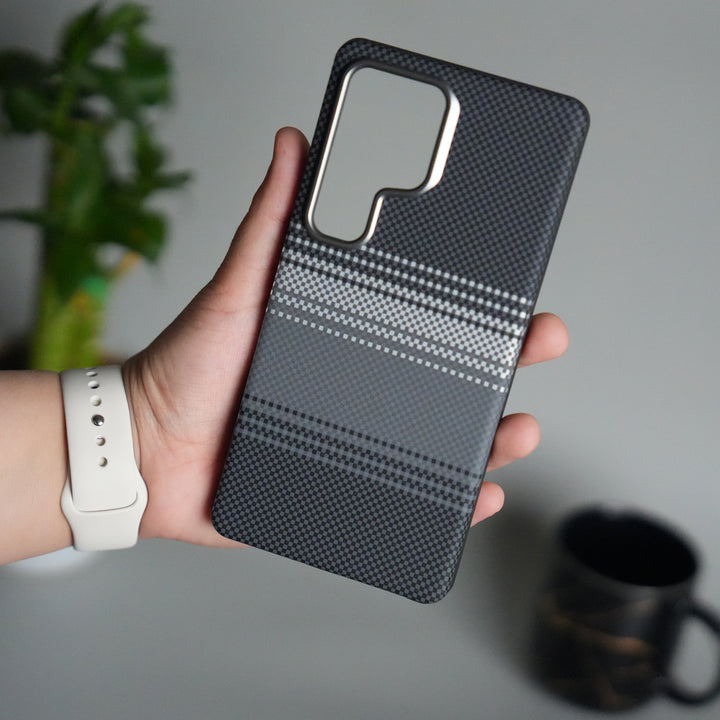 Galaxy S25 Ultra Detachable Back Panel MagSafe Case | 2-in-1 Hybrid Cover with Replaceable Design | GrayWhite