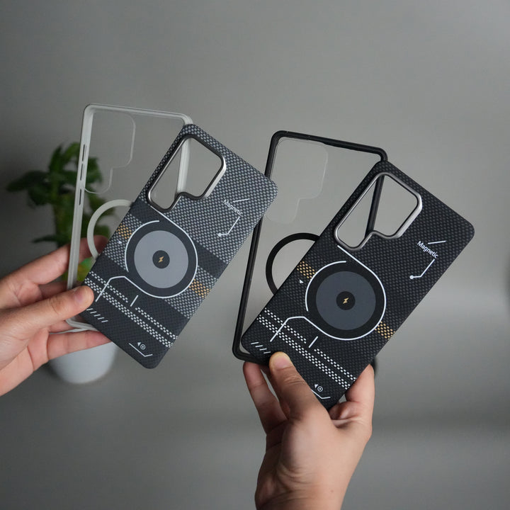 Galaxy S25 Ultra Detachable Back Panel MagSafe Case | 2-in-1 Hybrid Cover with Replaceable Design | PowerMag