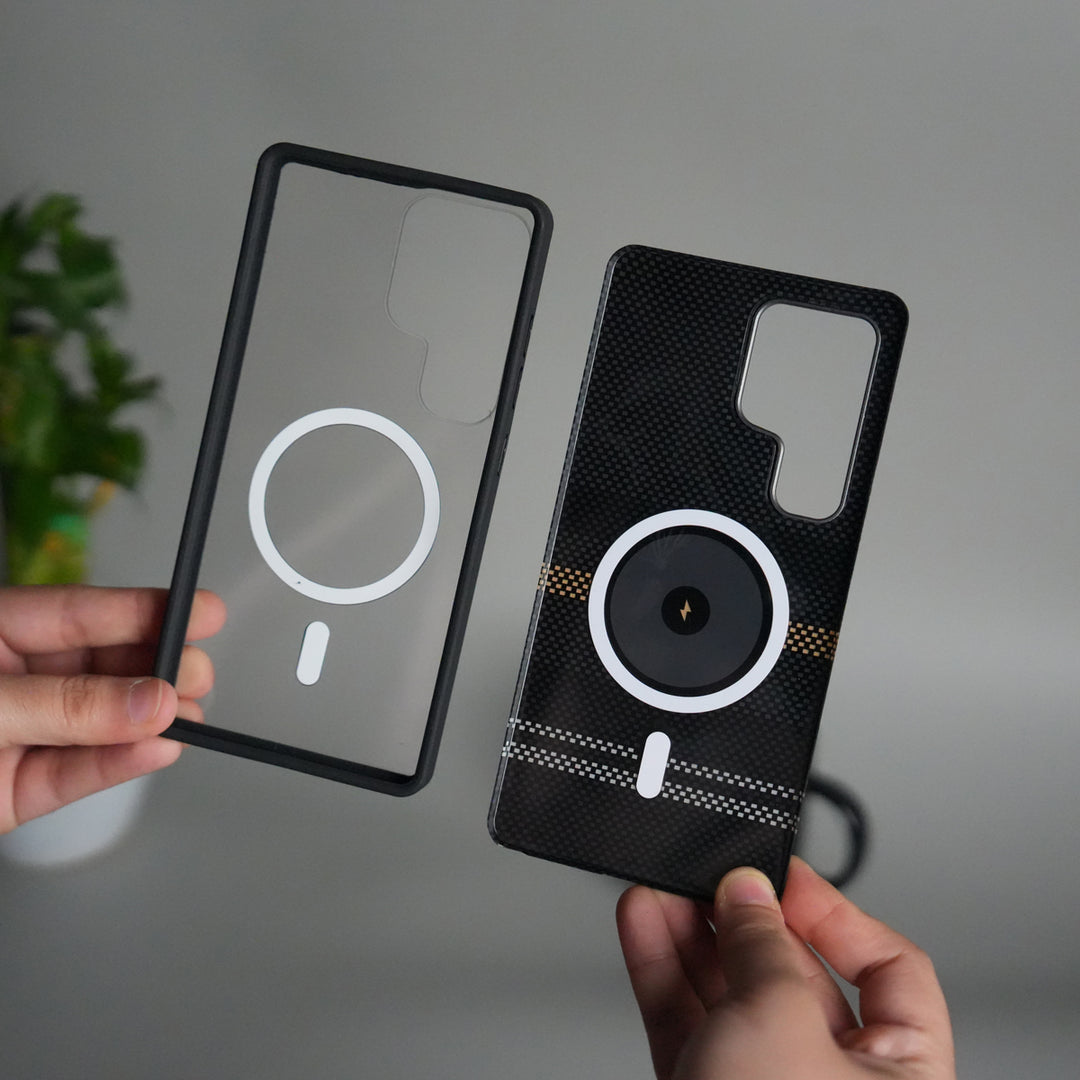 Galaxy S25 Ultra Detachable Back Panel MagSafe Case | 2-in-1 Hybrid Cover with Replaceable Design | PowerMag