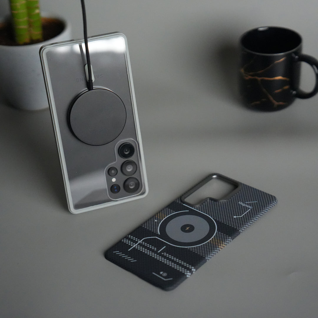 Galaxy S25 Ultra Detachable Back Panel MagSafe Case | 2-in-1 Hybrid Cover with Replaceable Design | PowerMag