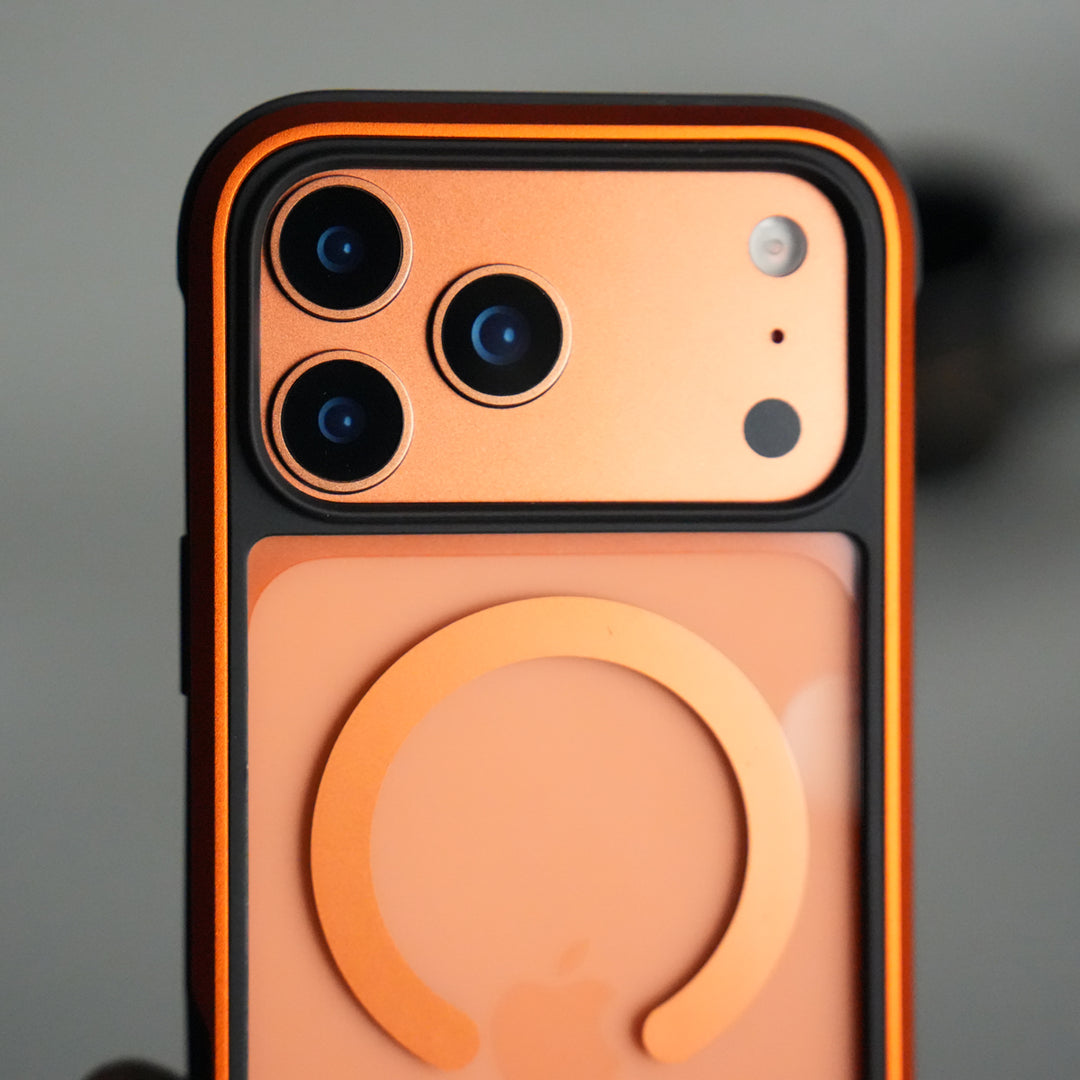 iPhone 17 Pro Transparent MagSafe Bumper Case | Metal Frame Shockproof Cover | Slim Crystal Clear Back