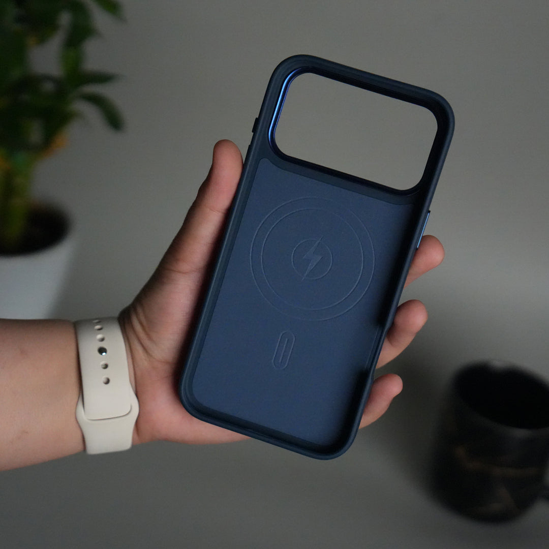 iPhone 17 Pro Matte MagSafe Case | Electroplated Camera Frame | Shockproof Back Cover