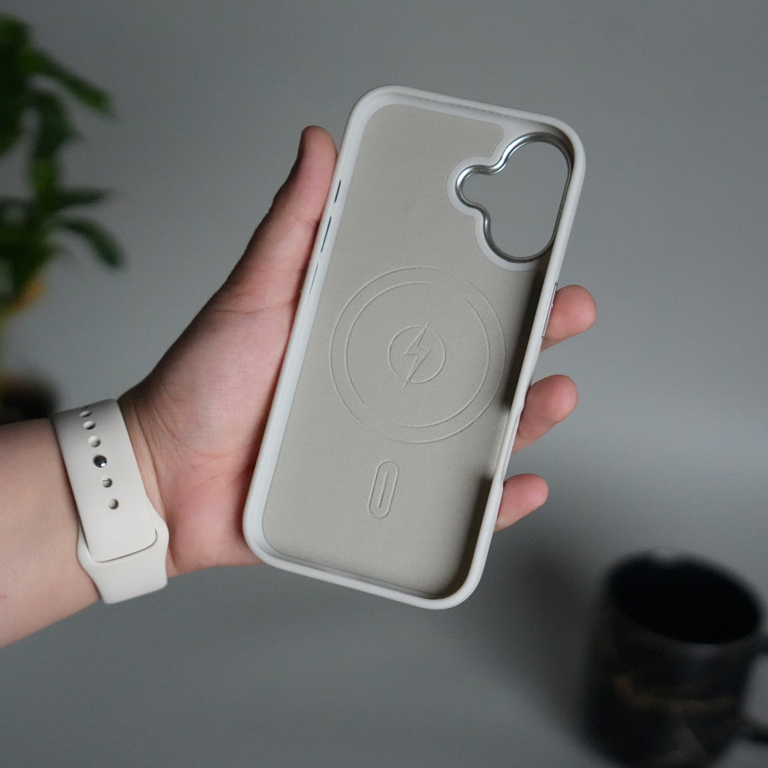 iPhone 17 Matte MagSafe Case | Electroplated Camera Frame | Shockproof Back Cover