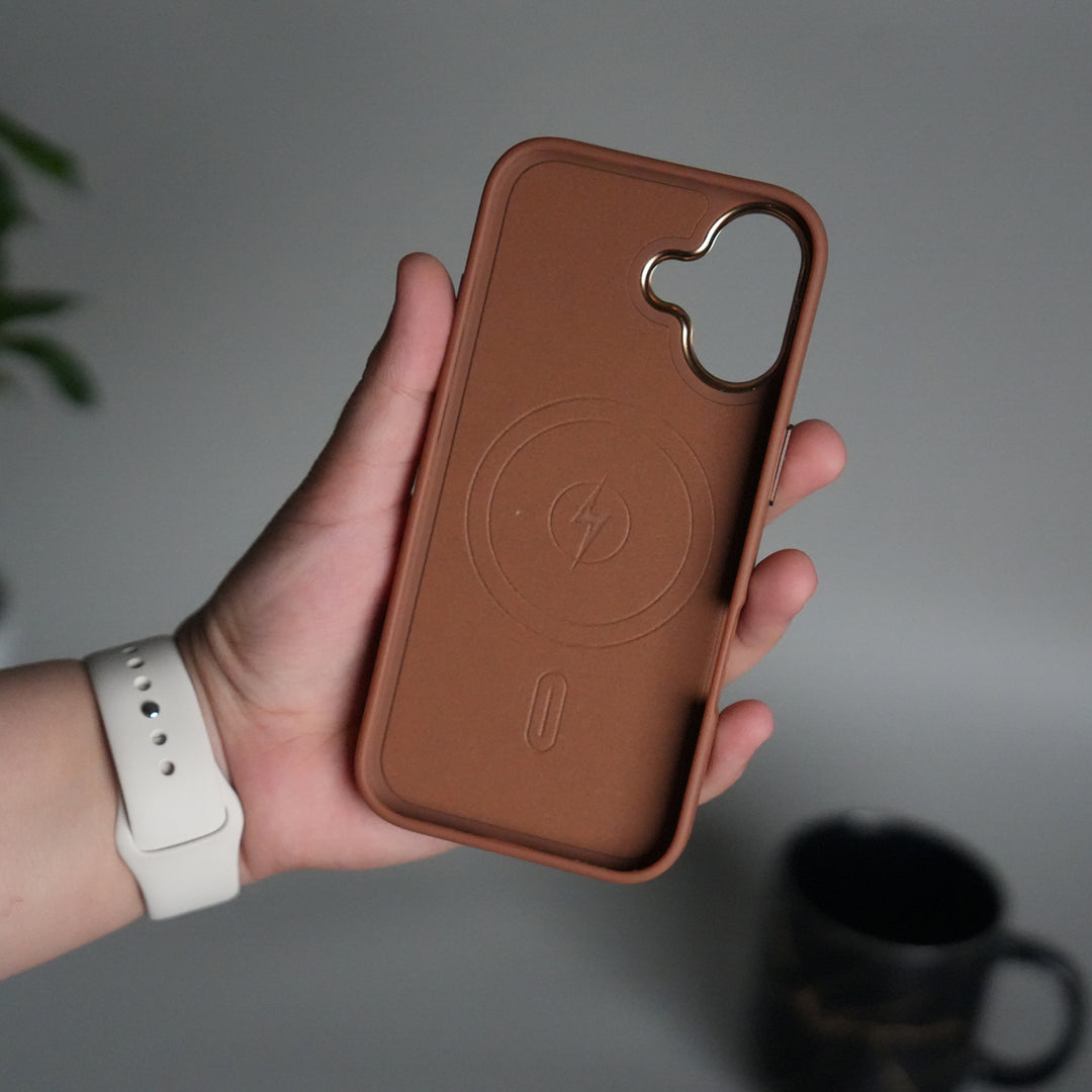 iPhone 17 Matte MagSafe Case | Electroplated Camera Frame | Shockproof Back Cover